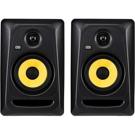 Monitor da studio krk classic 5 attivo a 2 vie 50w con accessori