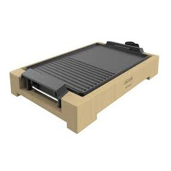 Griglia elettrica cecotec tasty 2000 bamboo black 2000w nero/legno