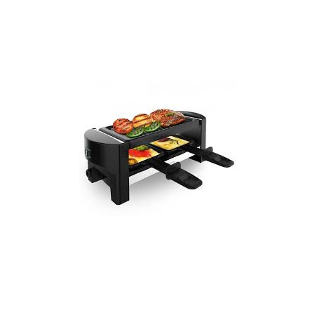 Raclette cecotec cheese 3200 pocket 320w nero/acciaio inossidabile