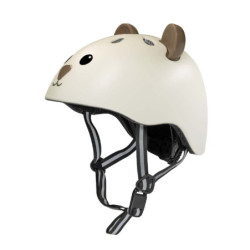 Casco da bici hudora beary per bambini xxs t.44-47 mocha [84910]