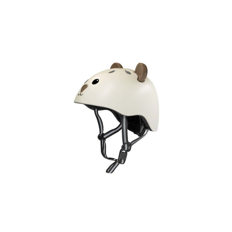 Casco da bici hudora beary per bambini xxs t.44-47 mocha [84910]