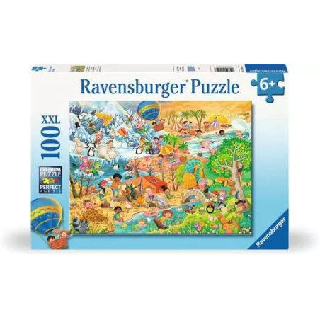 Puzzle ravensburger le quattro stagioni multicolore 100pz [12004050]