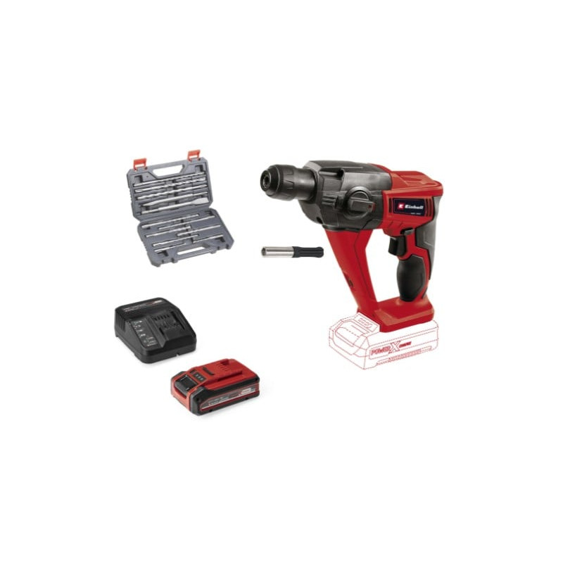 Martello perforatore a batteria te-hd 18 li power x-change