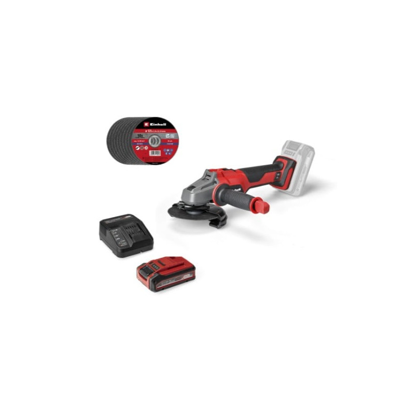 Smerigliatrice angolare a batteria einhell axxio 18/125 professionale