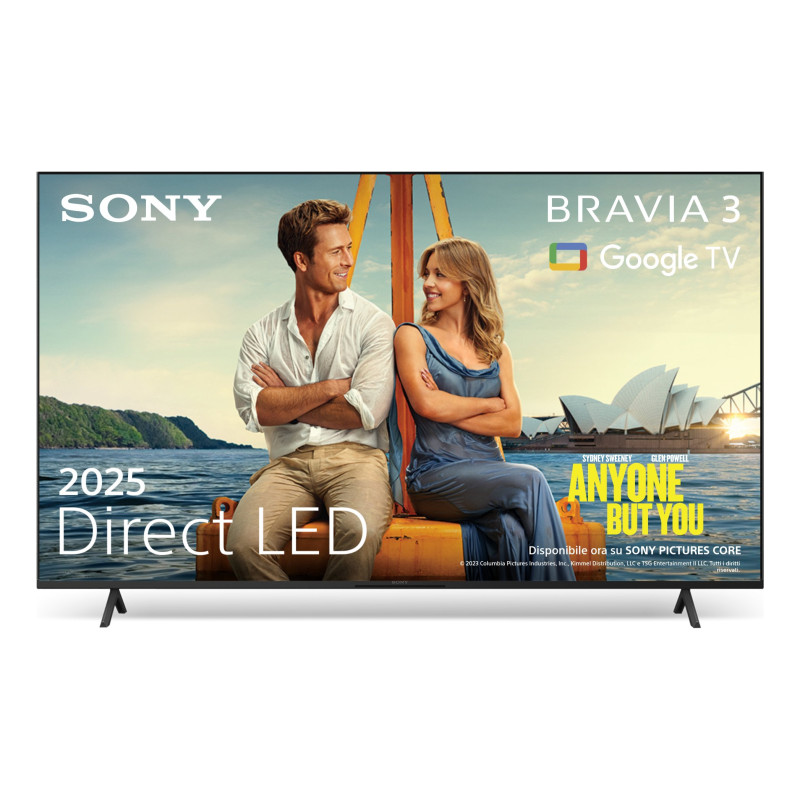 Tv led 84.6" sony k-85s3 4k uhd 3840x2160p smart tv classe