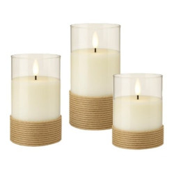 Set di candele goobay i-led-candles3wh a led 3x 6lm 2700k