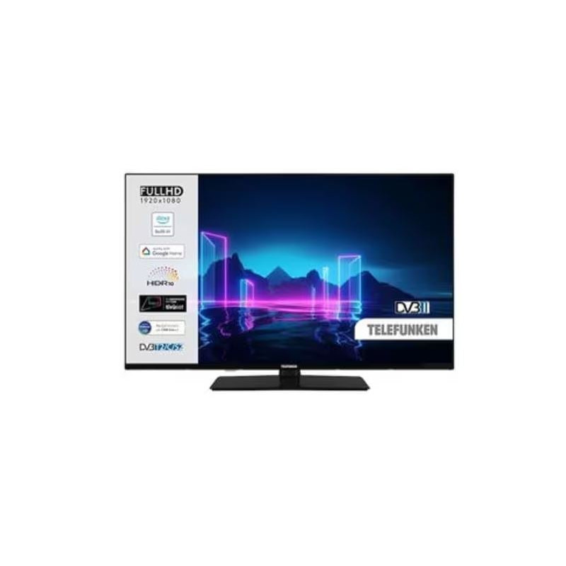Tv led 43" telefunken te43750b45i2kz full hd 1920x1080p smart