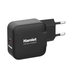 Alimentatore da rete hamlet da parete 65w nero [xpdg-65w]