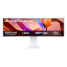 Monitor led 49'' lg 49u950a-w curvo dual qhd 5120x1440p/5ms/classe