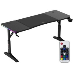 Scrivania da gioco huzaro hero 4.6 nero [hz-hero 4.6 rgb nero]