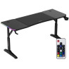 Scrivania da gioco huzaro hero 4.6 nero [hz-hero 4.6 rgb nero]