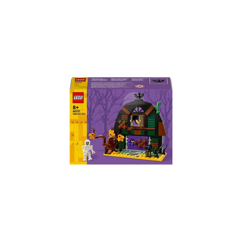 Set di costruzioni lego 40721 fienile di halloween multicolore 199pz