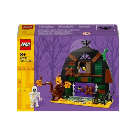 Set di costruzioni lego 40721 fienile di halloween multicolore 199pz
