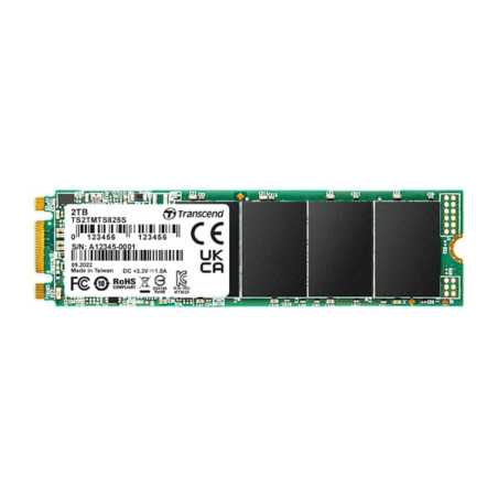 Ssd 2tb transcend m2/sataiii verde/nero [ts2tmts825s]