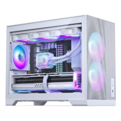 Case phanteks xt m3 rgb vetro temperato micro-tower matx bianco