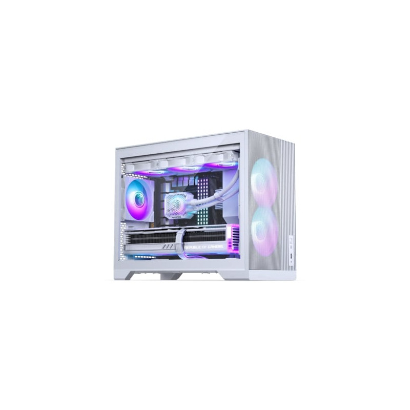 Case phanteks xt m3 rgb vetro temperato micro-tower matx bianco