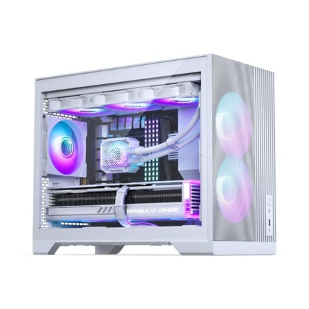 Case phanteks xt m3 rgb vetro temperato micro-tower matx bianco