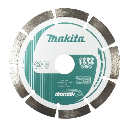Disco da taglio makita diamak d-80086 diamantato per smerigliatrice