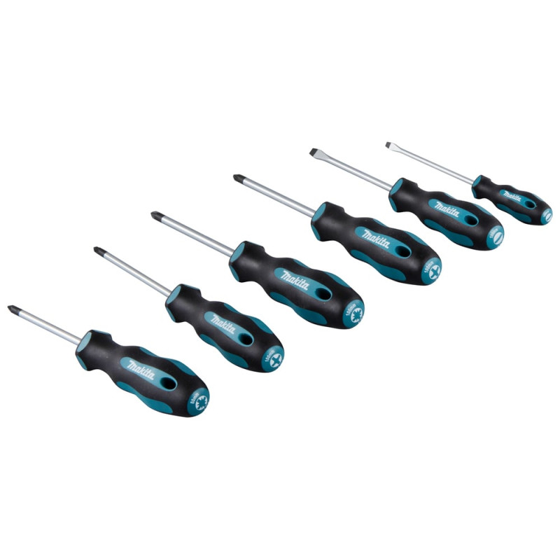 Set di cacciaviti makita e-10528 nero/blu 6pz [e-10528]