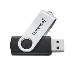 Pen drive 64gb intenso office line usb-a 3.2 gen 1 argento/nero
