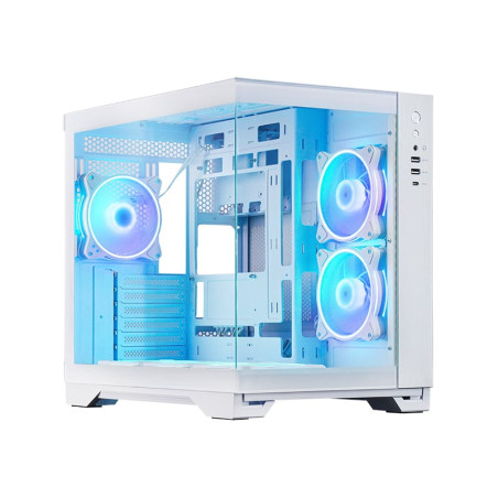 Case chieftec gm-30w-tg-op midi-tower atx bianco