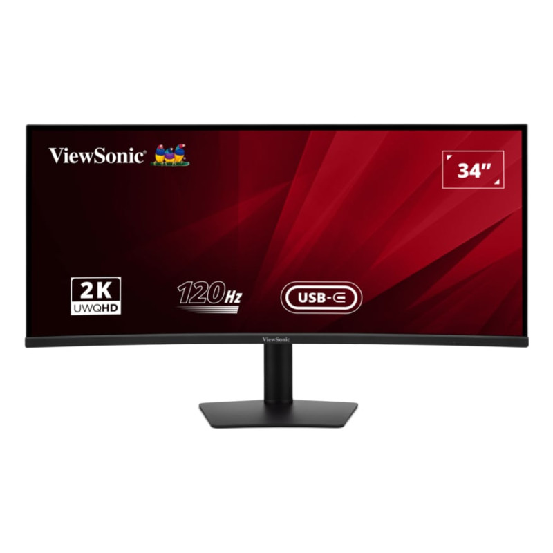 Monitor led 34'' viewsonic va va3420c curvo uwqhd 3440x1440p/1ms/classe