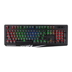 Tastiera mad catz strike 4 wired da gioco meccanica rgb qwerty us