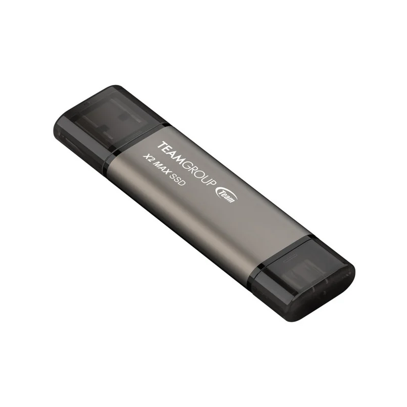 Pen drive 1tb team group x2 usb 3.2 tipo c/a titanio/nero [tx2max31tbt01]