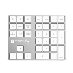 Tastierino techly idata kb-181 numerico wireless bluetooth v3.0