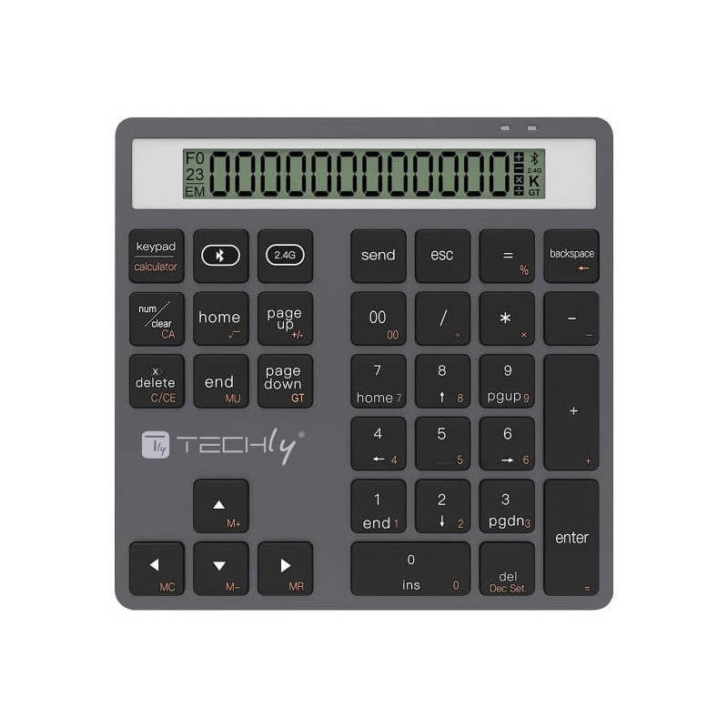 Tastierino techly idata kb-1005cal numerico wireless bluetooth