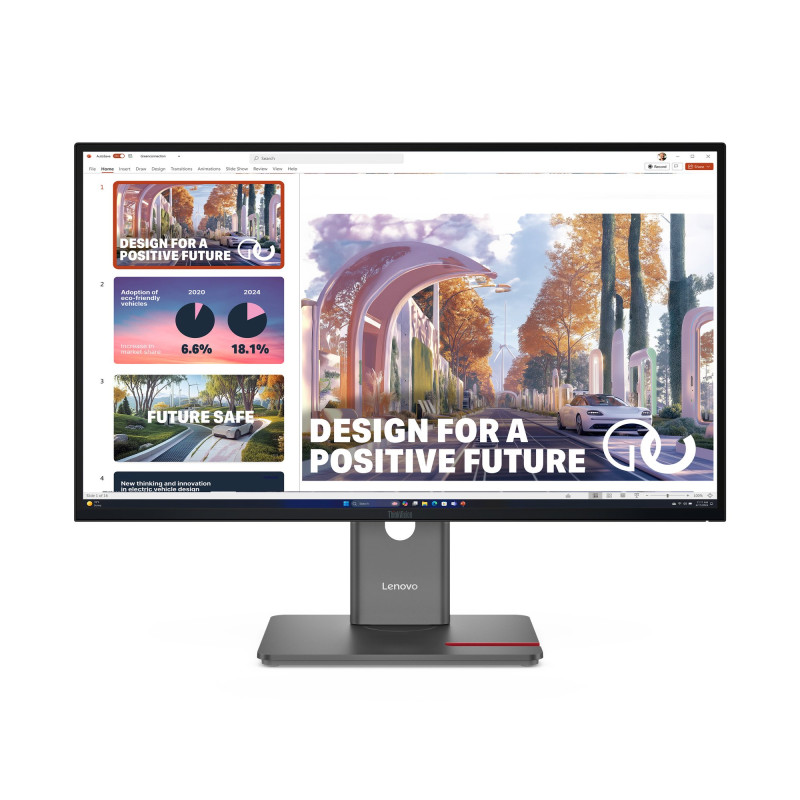 Monitor led 27'' lenovo thinkvision p27qd-40 wide quad