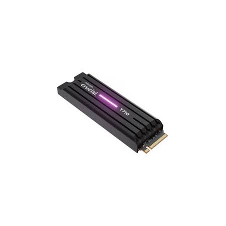 Ssd 1tb crucial t710 m.2 pcie 5.0 con dissipatore di calore nero