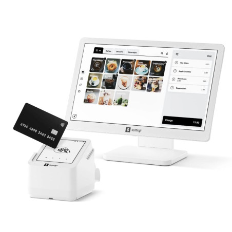 Lettore di carte sumup bun-reg-009 sistema pos bianco [bun-reg-009]