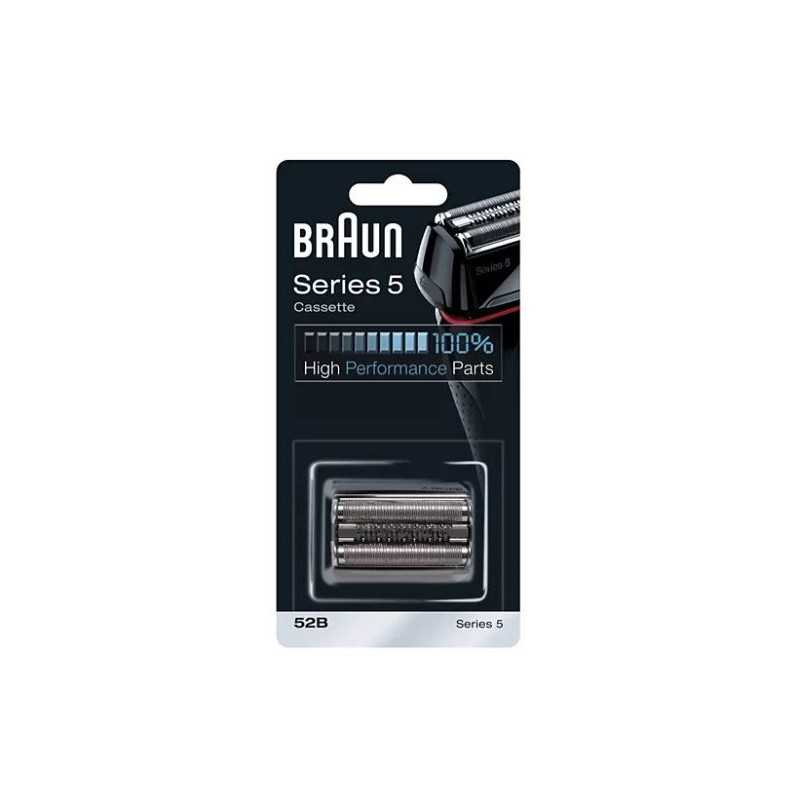 Testina per rasatura braun 52b nero [brn52b]