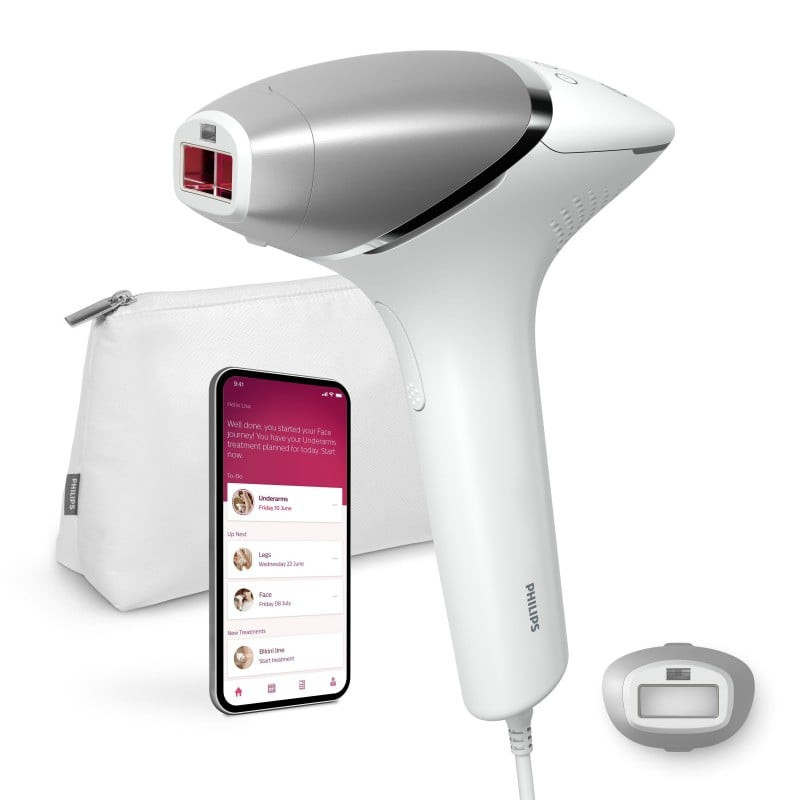 Epilatore philips lumea ipl 8000 serie bri940/00 bianco [bri940]