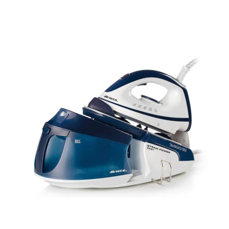Ferro da stiro ariete 5571 con generatore di vapore 1.8l 2400w blu/bianco