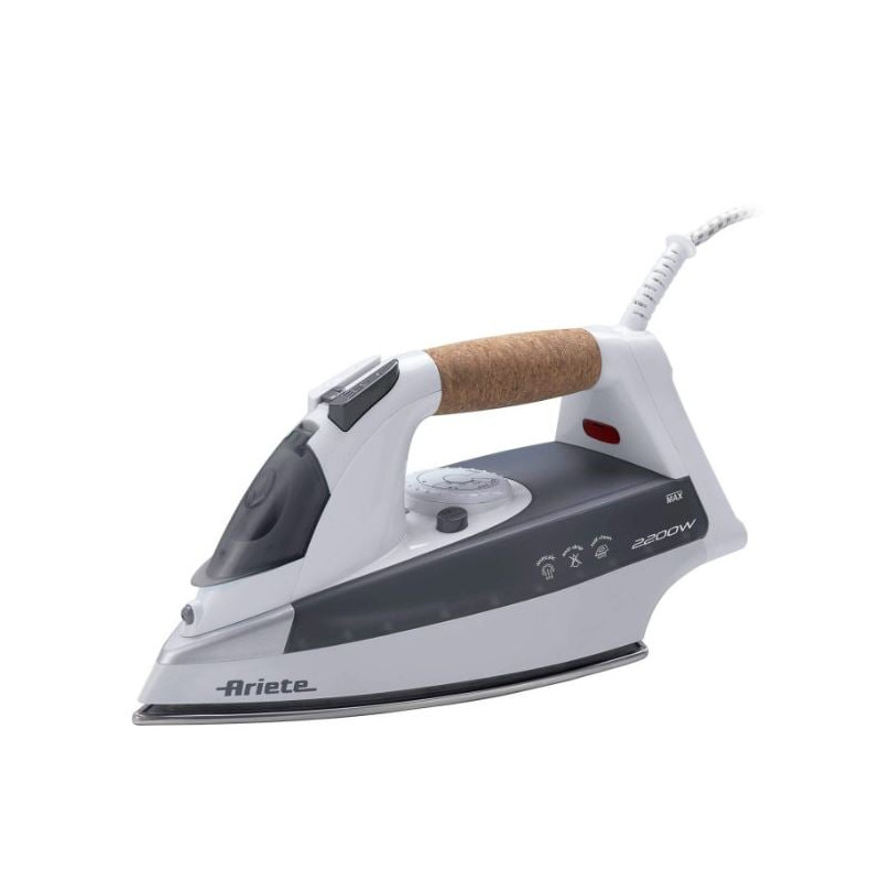 Ferro da stiro ariete 6232 steam iron a vapore 0.3l 2200w grigio