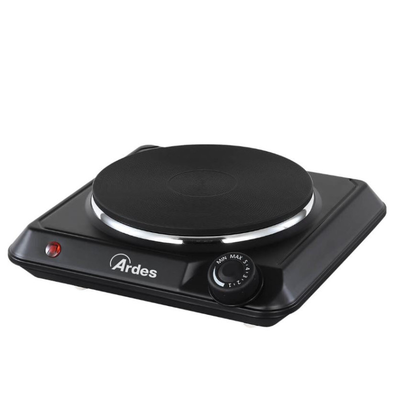 Fornello elettrico ardes arfoel04 1500w 1 piastra nero [arfoel04]