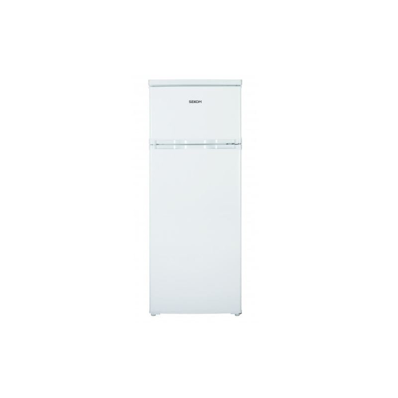 Frigorifero sekom shdp28nsm1we1 retro combinato 206l classe e bianco