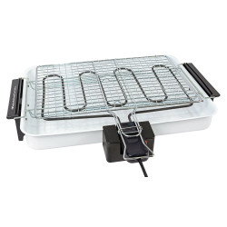 Griglia elettrica melchioni spiedina maxi 2000w/2300w 52x38cm bianco