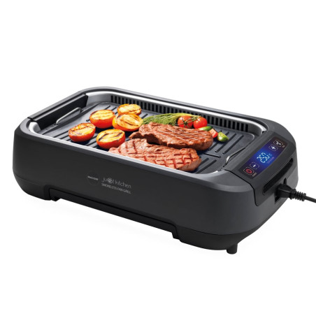 Grill a contatto macom smokeless fan grill 1500w nero/antracite [849]