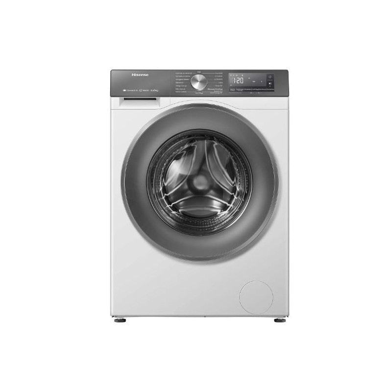 Lavasciuga hisense wd3s1043bw7 10.5/6kg d/a bianco/argento [wd3s1043bw7]