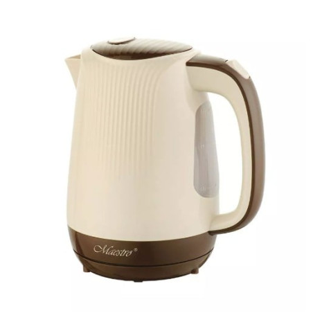 Bollitore elettrico maestro mr042 1.7l 2200w beige/marrone [mr-042-beige]