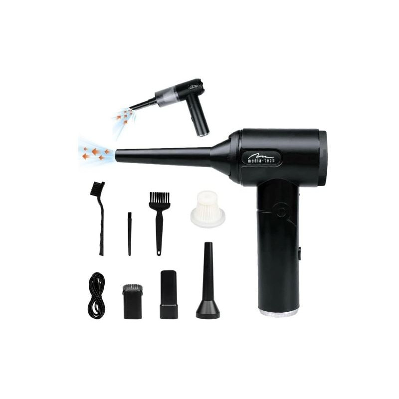 Aspiratore soffiatore mediatech mt6538 nero [mt6538]