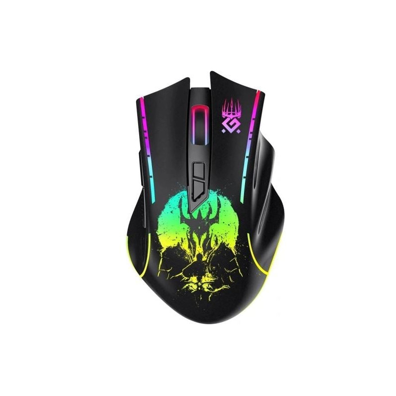 Mouse defender kronos gm-695 gaming wireless ottico 1600dpi nero