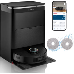 Robot aspirapolvere bosch spotless max cam 11000pa nero [bcrdw3bx]