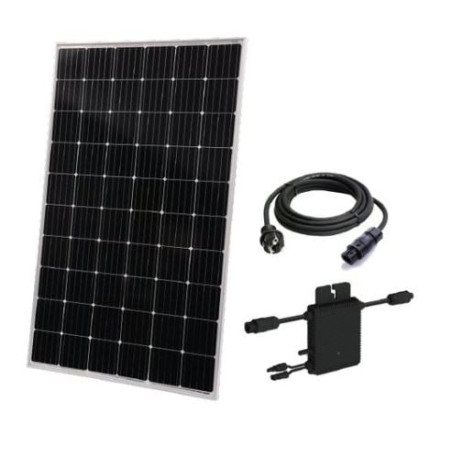 Pannello solare technaxx tx-212 da balcone 230v 325w nero [5021]