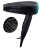 Asciugacapelli remington d1500 da viaggio pieghevole 2000w nero/verde