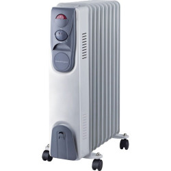Radiatore ad olio smartway wfor229 2000w grigio/bianco [wfor229]