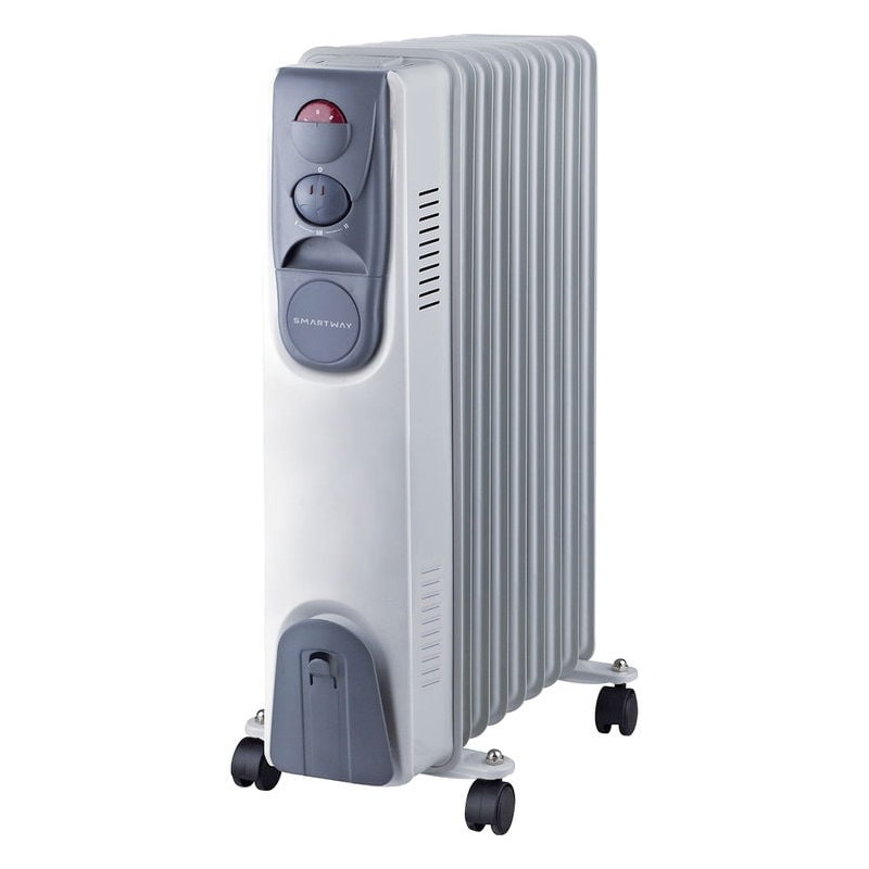 Radiatore ad olio smartway wfor229 2000w grigio/bianco [wfor229]